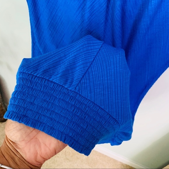 Avenue BLUE Cage Back Top NWT Size 14/16 & 18/20 - Picture 4 of 8